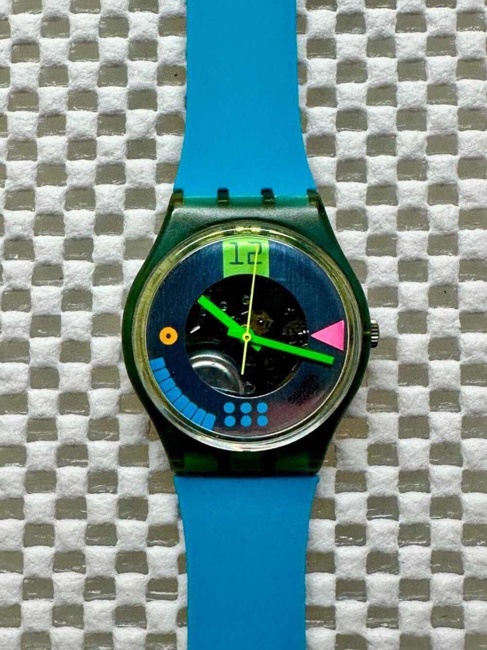 Swatch Watch Computrip GN108 Vintage 1990